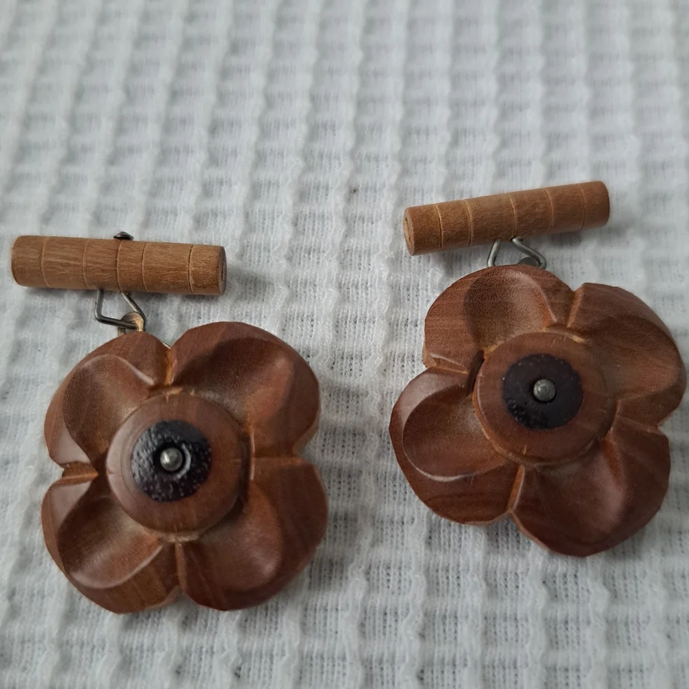 Wood Cufflinks 5/18